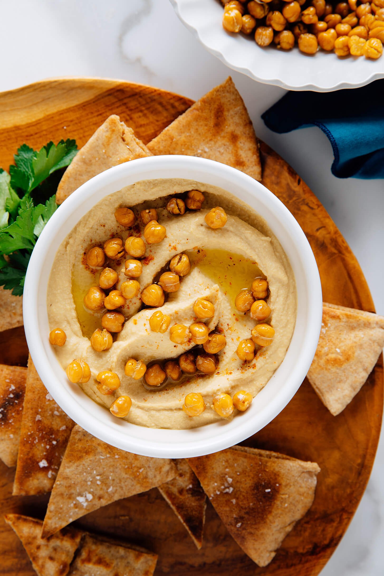 roasted chickpeas appetizer