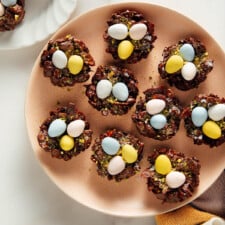 Chocolate Easter Egg Nests