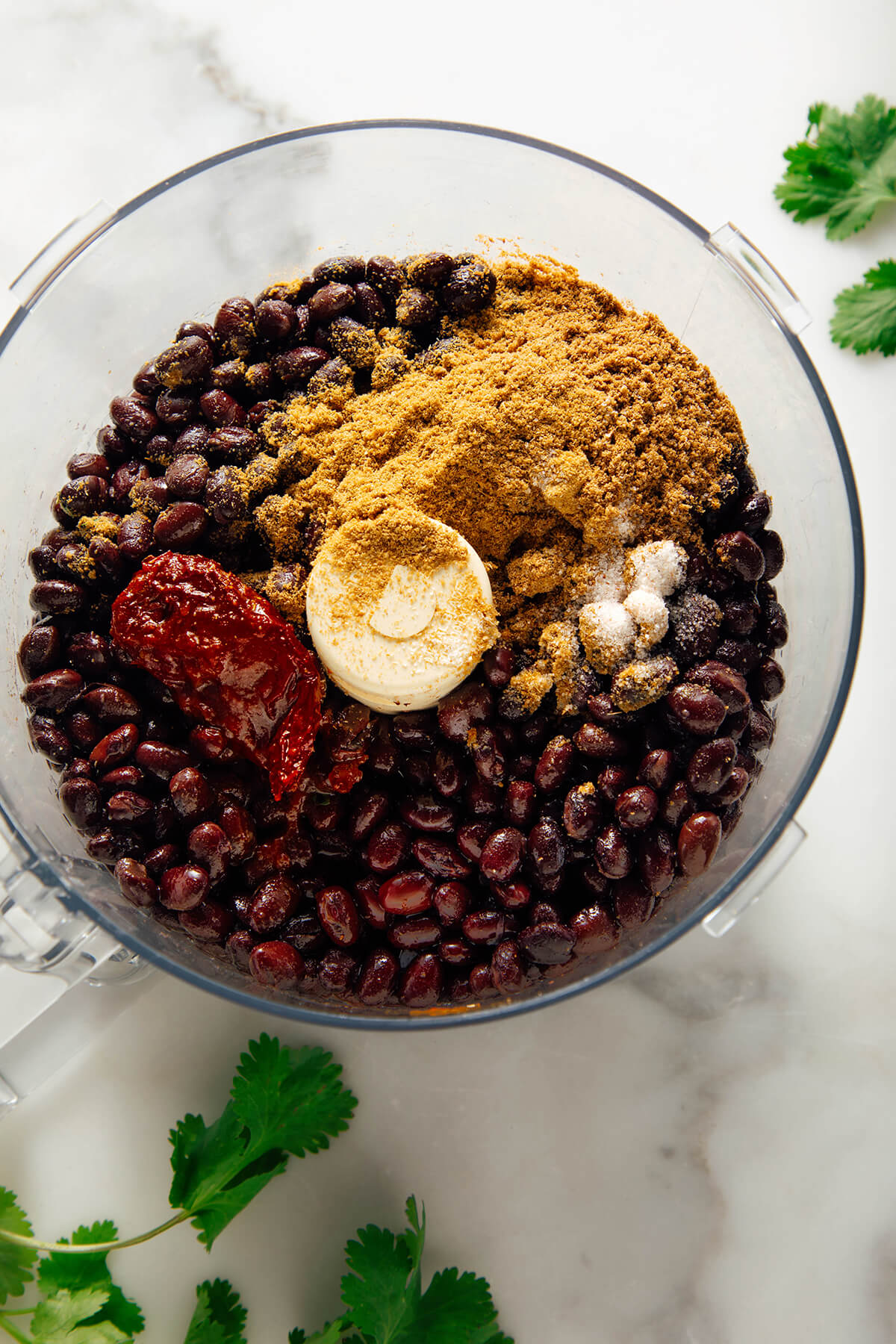 seasoned black beans