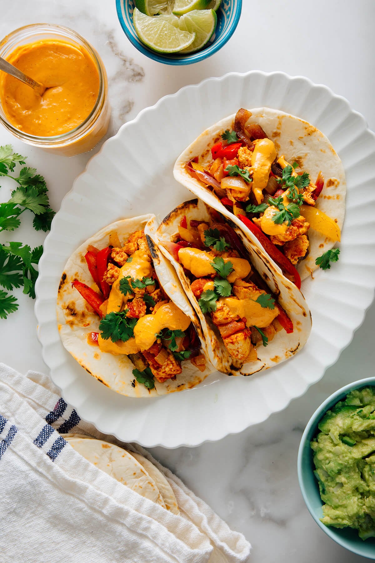 chipotle sauce on tacos