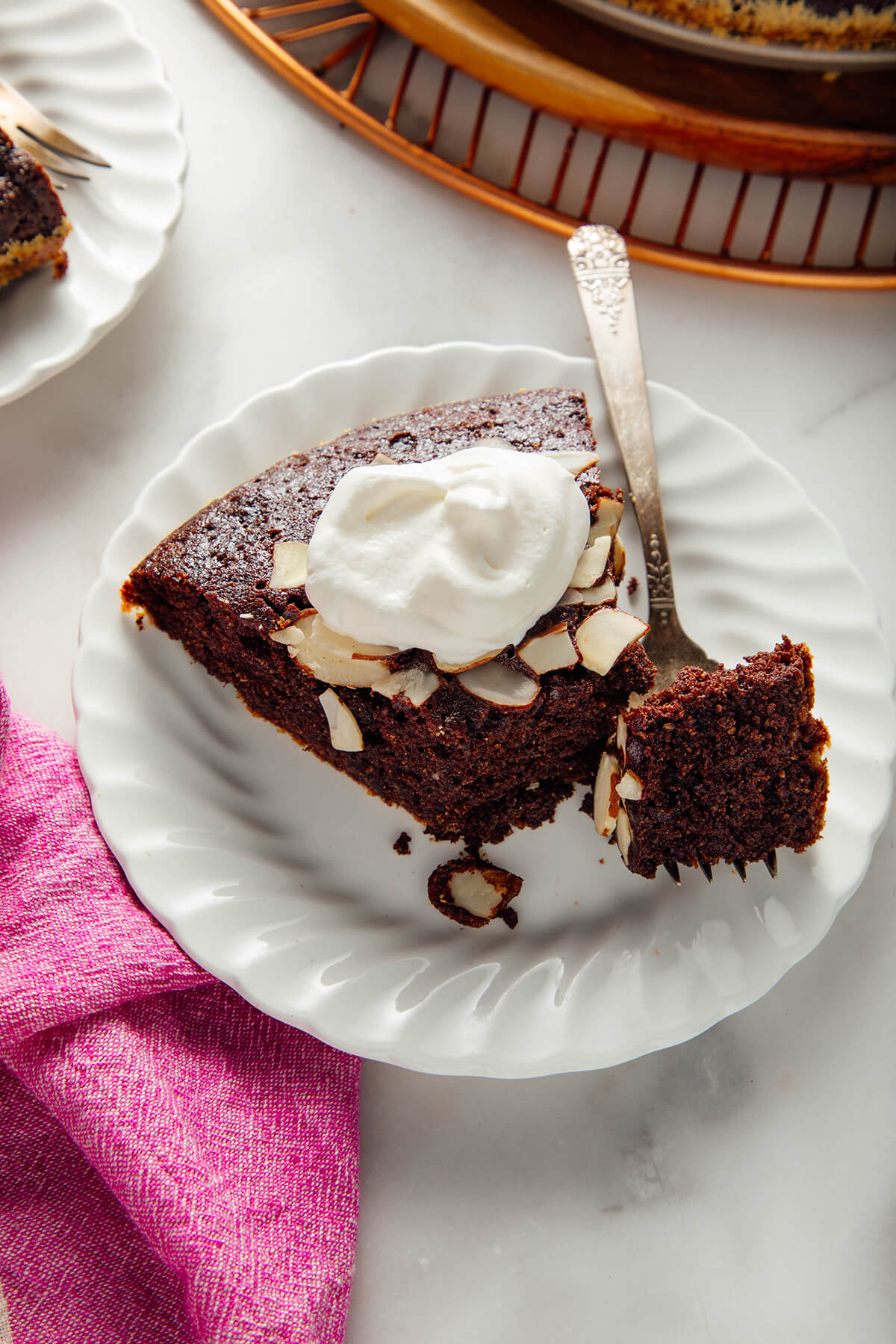 chocolate cake with almond flour