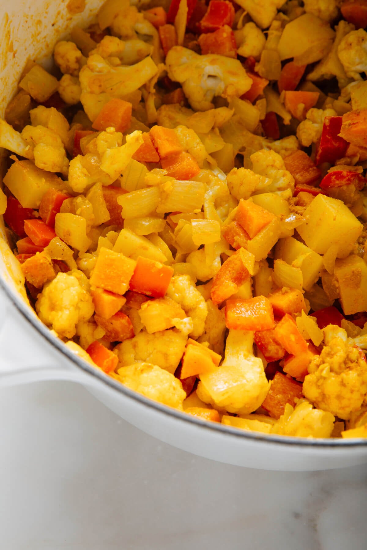vegetables with curry powder